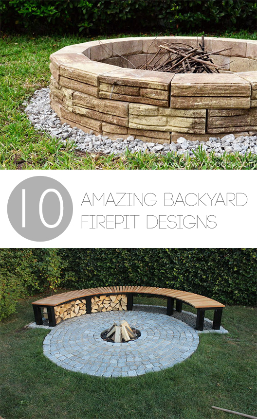 10 Amazing Backyard DIY Firepit Designs ~ Bless My Weeds