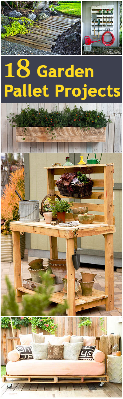 Pallet projects, DIY pallet projects, outdoor pallet projects, outdoor DIY, gardening DIY, garden updates, outdoor furniture DIY, outdoor furniture. 