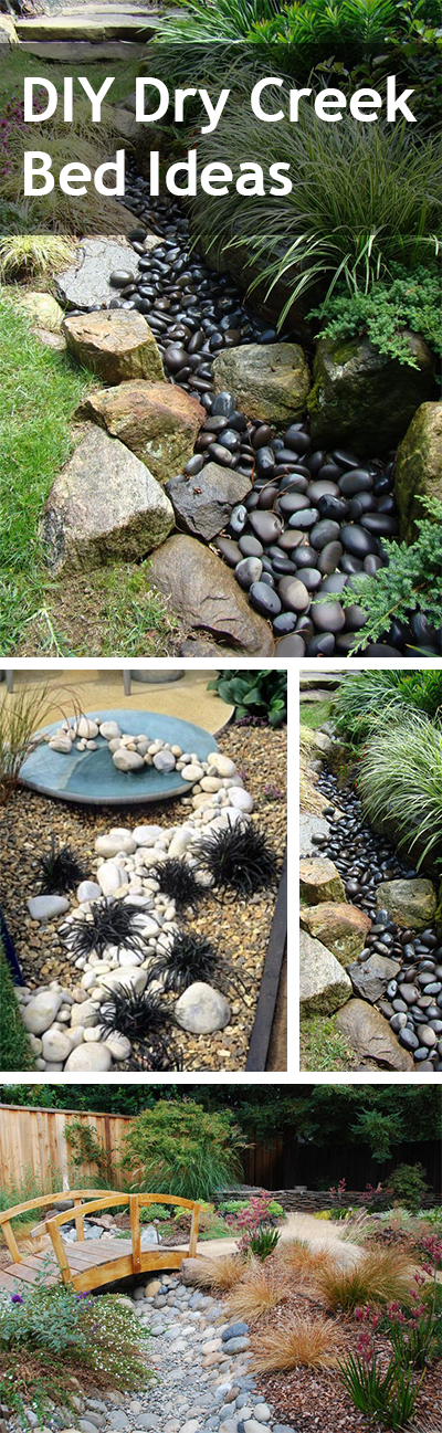 Diy Dry Creek Bed Ideas Bless My Weeds, Dry Creek Bed Landscaping Ideas