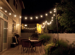 Backyard Lighting: 15 Backyard Lighting Ideas ~ Bless My Weeds