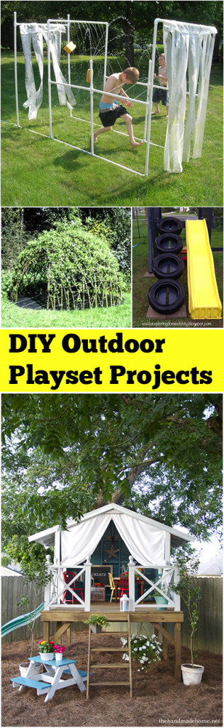 DIY Outdoor Playset Projects ~ Bless My Weeds