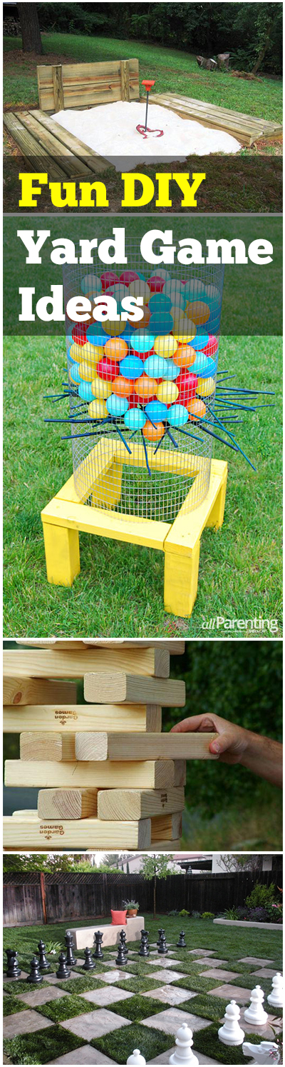 15 DIY Backyard Games for Kids