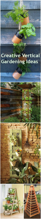 Photo inspiration: Visual Reference: 15 Creative Vertical Gardening Designs Bless My Weeds