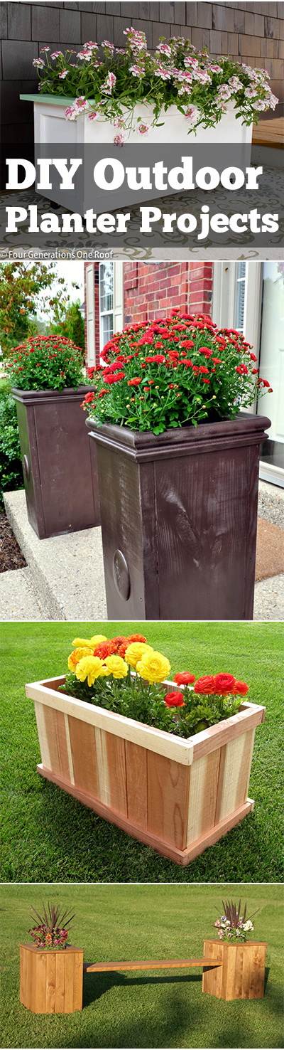DIY Outdoor Planter Projects
