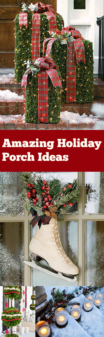 Amazing Holiday Porch Ideas| Holiday Porch Decor, Holiday Porch Decor Ideas, Holiday Porch Decor Christmas Home, Christmas Porch Decorating Ideas, Christmas Porch Ideas #ChristmasPorchDecoratingIDeas #ChristmasPorchIdeas #HolidayPorch #HolidayPorchIdeas