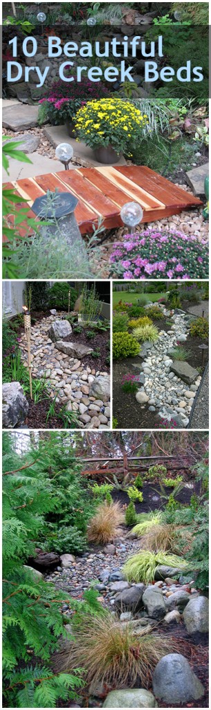 Dry creek beds, outdoor living, xeriscape ideas, popular pin, outdoor DIY, yard and landscape, landscaping hacks.