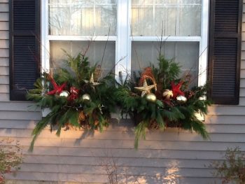 20 Easy Holiday Window Box Ideas ~ Bless My Weeds