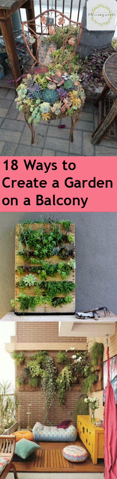 Gardening, How to Garden in Small Spaces, Balcony Gardens, Small Space Gardening Tips, How to Grow a Garden on a Balcony, Gardening 101, Gardening Tips and Tricks, Gardening In Apartments, Apartment Gardening, Popular Pin 