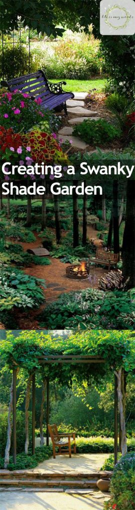 Creating a Swanky Shade Garden. Shade Gardens, Shade Gardening, Shade Gardening Tips and Tricks, Gardening, Gardening Hacks, Gardening Tips and Tricks, Gardening 101, Landscape, Landscape Design.