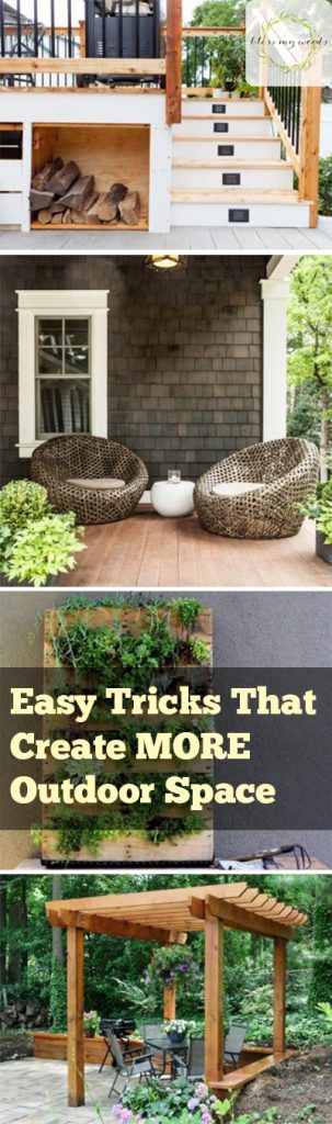 How to Make Your Spaces Look Huge, How to Create More Outdoor Space, Tips and Tricks, Landscape Design Tips, Landscape Design Ideas, How to Make Your Backyard Look Bigger, How to Make Your Yard Look Huge, Garden, Outdoor Living