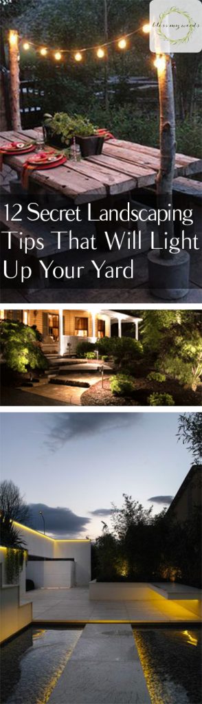 How to Light Your Yard, Landscaping, How to Landscape With Lighting, Outdoor Lighting Ideas, Outdoor Lighting DIY, DIY Lighting Projects, Simple Projects, Simple Lighting Projects, Outdoor DIY, Outdoor DIY Projects, Popular Pin