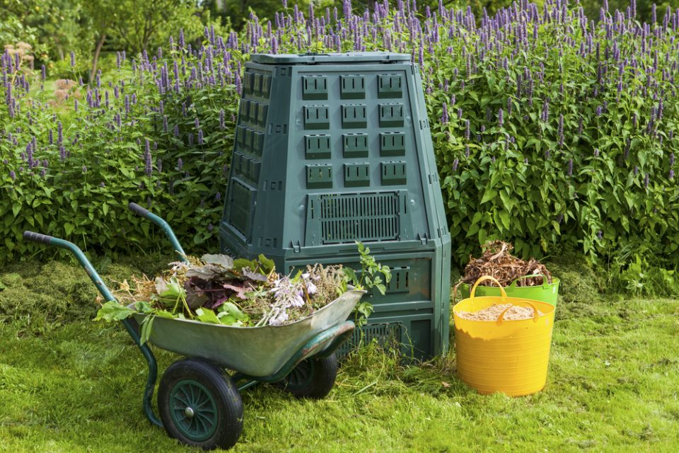 Don't Fall Off the Fall Composting Wagon ~ Bless My Weeds