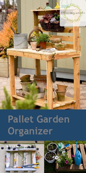 Pallet Garden Organizer | Pallet Organizer | Pallet Garden Organizer | How to Build a Garden Pallet Organizer | Pallet | Pallet Projects