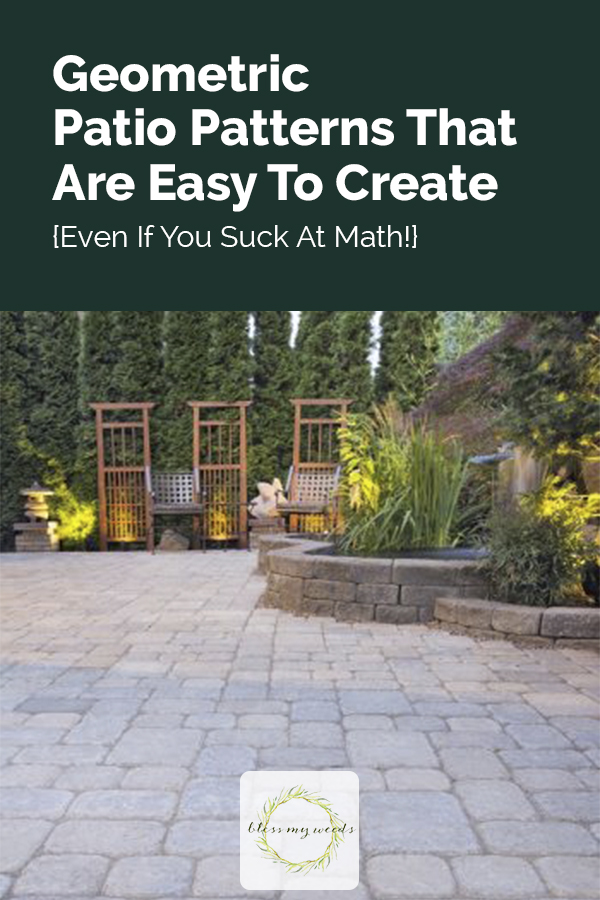 Geometric Patio Patterns | DIY | DIY yard | patio | patios | patio design | patio patterns 