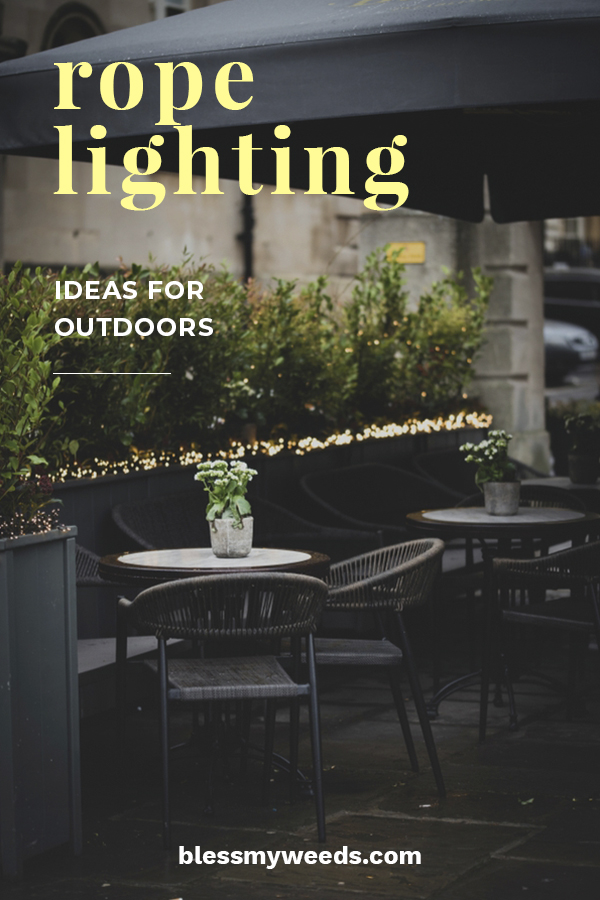 Illuminating Rope Lighting Ideas For Outdoors ~ Bless My Weeds